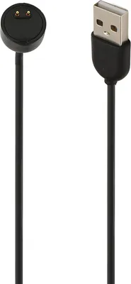 Zdjęcie produktu dla Zamienna ładowarka do Xiaomi Mi Band 5/6/7 NFC – magnetyczny kabel USB, 3,3 ft, czarny, do opaski Amazfit