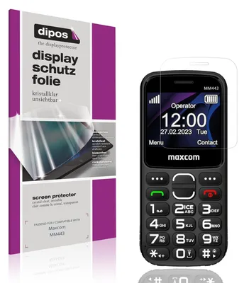 Produktbild von 4x Schutzfolie für Maxcom MM443 klar Displayschutzfolie Folie Display Schutz dipos