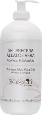 Produktbild von SkinSystem Pre Wax Aloe Vera Gel 500ml - Aloe Vera Vorwachsgel