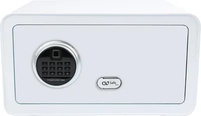 Produktbild von Olympia GOsafe 2.0 / 210FP, Frei stehend sicher, Weiß, Code, Lesegerät für den Fingerabdruck, Schlüssel, 28 l, Polypropylen (PP), Akku