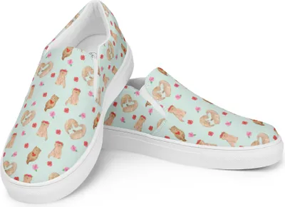 Produktbild von Mr. & Mrs. Panda Schlupfschuhe Otter Herz Größe 38 - Türkis - Geschenk, Mokassins Damen, Loafer, Halbschuhe, Canvas Schuhe, Liebe, Espadrilles, Große