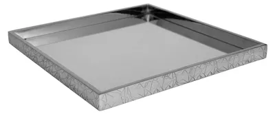 Imagen del producto de Kaheku Tablett Lazzaro silber 40x40x3h 884017897
