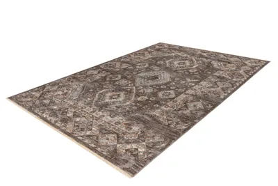 Produktbild von Teppich Laos 466, 160 cm breit, Soft-PE, opulentes Design, Cross-Woven, mit Fransen