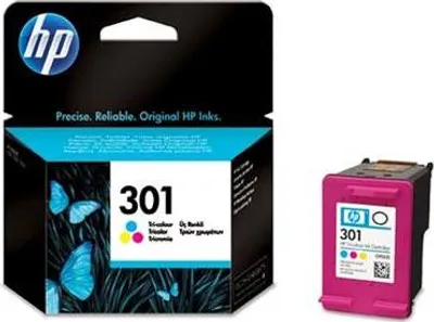 Immagine prodotto di HP 301 Tri-color Ink Cart, 3 ml, CH562EE (165 pages)