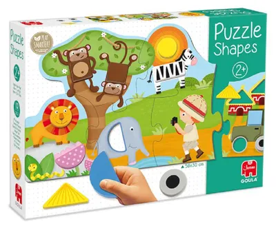 Produktbild von Goula - Formenpuzzle, 19 Stück(e), Cartoons, 2 Jahr(e)