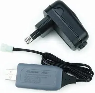 Produktbild von Carrera Schnelllade-SET - 5V 1A USB GS Netzteil + USB Kabe