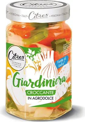 Produktbild von Gemüse in süß-saurer Marinade Giardiniera 290g - Citres