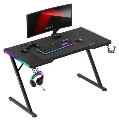 Produktbild von Huzaro Hero 2.5, Gerade, Rechteckige Form, PVC, Edelstahl, Gaming, Schwarz