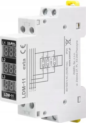 Image de indicateur de tension numérique 3F LDM-11 Exta