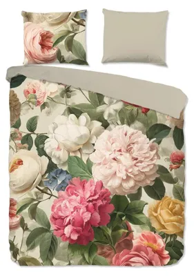 Immagine prodotto di Biancheria da letto "Chiara" - Marrone - (200x220 cm) - 100% cotone
