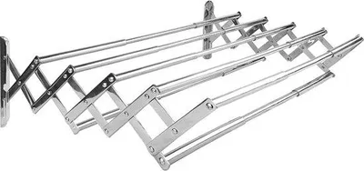 Produktbild von Famanu Wandtrockner - Ausziehbar und platzsparend - Silber