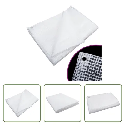 Produktbild von The Living Store Leno-Abdeckplane 140 g/m² 3x3 m Weiß