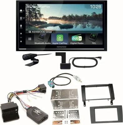 Produktbild von Kenwood DMX7722DABS Android Auto CarPlay Einbauset für Mercedes SLK R171