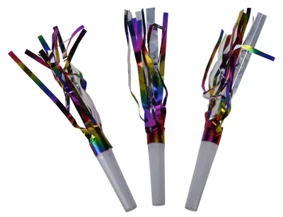 Image de Party poppers Rainbows 6 pièces