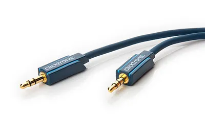 Image de clicktronic Câble AUX 3,5 mm, stéréo 5 m (boîte de 1)