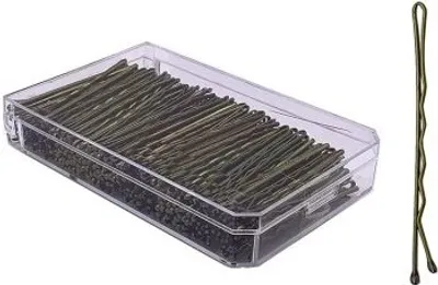 Produktbild von A&A Haarklemmen Box 240er 6cm schwarz gewellt