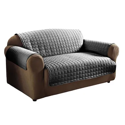 Produktbild von Couch-Schutz / Sofa-Schutzbezug, gesteppt, wasserabweisend CH101 (Sessel) (Grau)