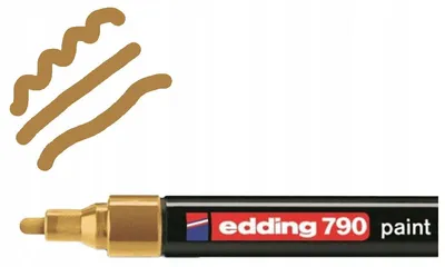 Produktbild von Edding Lackmarker Gold Permanent für Glas und Metall