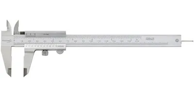 Produktbild von FORMAT Präzisions-Taschenmessschieber mit Feststellschraube 150mm, Ausführung:mit Feststellschraube, Messbereich:150 mm