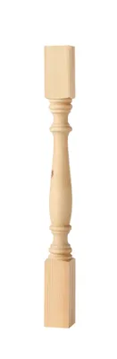 Produktbild von Balustraden Pfosten gedrechselt 6,5 x 6,5 x 70 cm (106) aus Holz