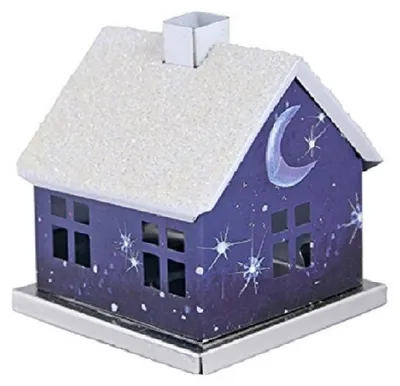 Produktbild von KNOX - Räucherhaus Romantik Blau - Größe ca. 6,5cm, für Räucherkerzen Größe M (Standard) - 202032