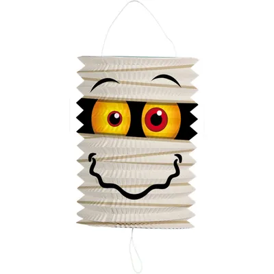 Obrázok produktu pre Zuglaterne / Lampion Mumie Halloween - 16 cm
