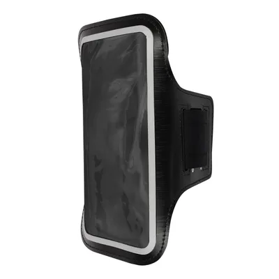 Immagine prodotto di Fascia da braccio sportiva per smartphone da 7'' Repellente al sudore con portacarte LinQ Nero