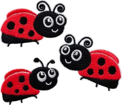 Produktbild von Mono-Quick 18163 Create Marienkäfer Applikation, Bügelbild, Patch, Aufnäher, Aufkleber 3er Set
