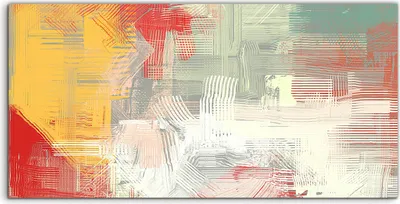 Produktbild von Coloray - Glasbild - 120x60 cm - Wandbild - Glasbilder - Ausdrucksstarke handgemachte Malerei
