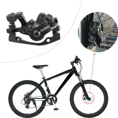 Obrázek produktu pro Hliníková slitina Bike Brake Outdoor Cycle MTB Horské kolo Přední kotoučová brzda Mechanický třmen