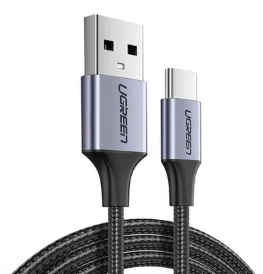 Immagine prodotto di Cavo da Usb a Usb-C Qc3.0 Ugreen Us288 1M con spina in alluminio (nero)