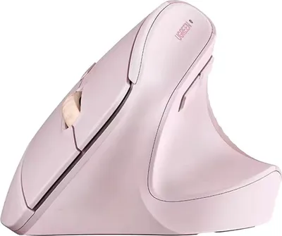 Image de Souris ergonomique sans fil, 2,4 GHz USB, Ugreen M571, rose