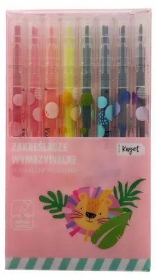 Produktbild von Kayet Radierbare Textmarker 8 Farben 2-in-1