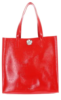 Produktbild von Ted Baker Schultertasche Rosenni Rose Detail Crinkle Large Tote Bag Red rot
