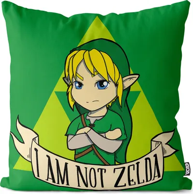 Produktbild von VOID I am not Kissenbezug Kissenhülle Polyester wasserfest Outdoor game gamer spiel hyrule