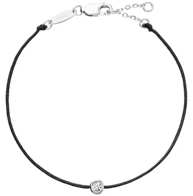 Image de Bracelet kabbale noir avec zircon 13005.3
