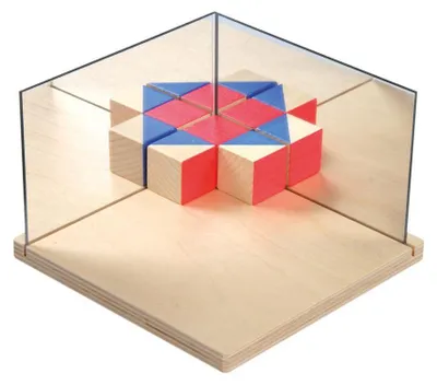 Produktbild von Betzold Multi-Geometrie-Spiegel, Geometriespiegel für Räumliche Vorstellung