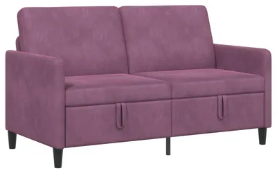 Produktbild von vidaXL Sofa mit Stauraum Lila 152 x 78 x 87 cm Polyester