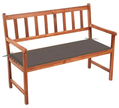 Obrázek produktu pro vidaXL Zahradní lavička s opěrou 120 cm z masivního dřeva Akácie