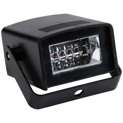 Productafbeelding van Stroboscooplicht: Koudwit flitslicht met 2 lichtmodi. LED-verlichting voor Halloween, geschikt voor feesten, spookhuizen en decoratie. Stroboscooplamp met houder