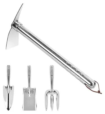 Produktbild von 4-teiliges Gartengeräte-Set mit ergonomischen Griffen
