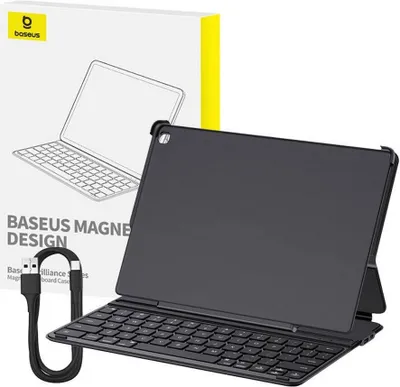 Produktbild von Magnetyczne etui z klawiaturą Baseus Brilliance Pad 10.2" (czarne)