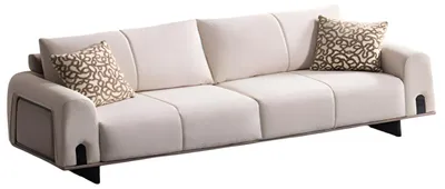 Obrázok produktu pre Luxusná trojmiestna pohovka s mäkkým poťahom a elegantným štýlom
