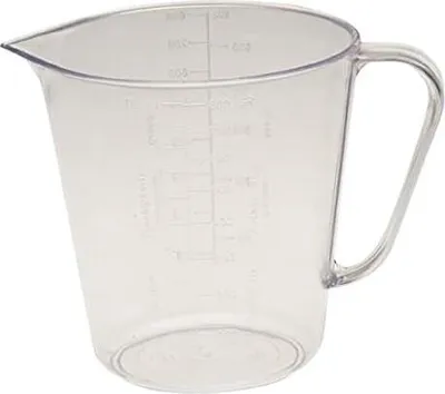 Produktbild von OKT Messbecher 1 Liter glasklar 12,5 x 12,5 x 13 cm