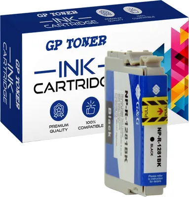 Produktbild von Patronen für Epson T1281-1284 XXL Stylus Office BX 305 FW SX 130 SX 235 SX 420 W | Schwarz