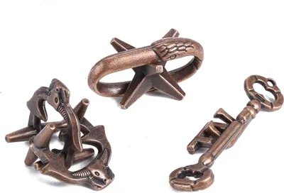 Obrázek produktu pro Puzzle Toy Děti Dospělí Anti Stress Odolné proti opotřebení Vzdělávací Puzzle Lock Toy Set