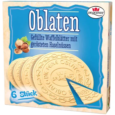 Produktbild von Dr. Quendt Oblaten Haselnuss 6er