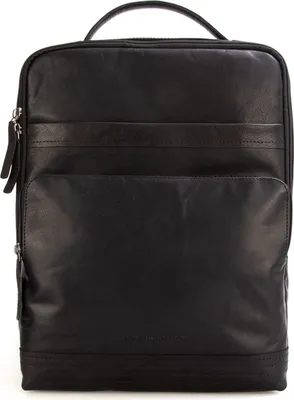 Produktbild von SPIKES & SPARROW Leder Freizeitrucksack Rucksack mit Laptopfach Bronco Backpack Black schwarz