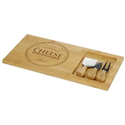 Produktbild von Koopman Bambus-Käse-Geschenk-Set