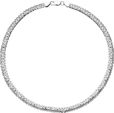 Produktbild von JOBO Königskette oval 925 Sterling Silber 45 cm Kette Halskette Silberkette Karabiner